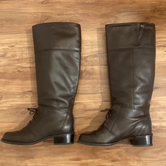 Blondo Tall Laced Riding Boot - Picture 2 of 12